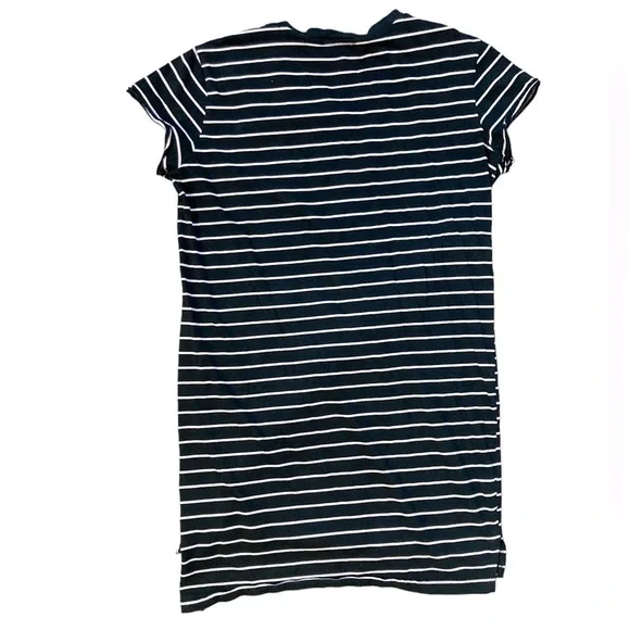 Sanctuary Navy and White Striped T-shirt Dress - Picture 5 of 8